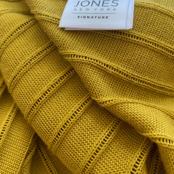 Jones New York - Open Front Lightweight Cardigan Coverup For Spring & Summer - Picture 6 of 9